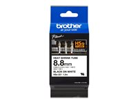 Brother HSe-221 - Svart på vitt - Rulle (0,88 cm x 1,5 m) 1 rulle (rullar) rör - för P-Touch PT-D600, D800, E500, E550, H101, H500, P750, P900, P950; P-Touch EDGE PT-P750 HSE221