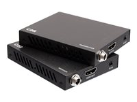 C2G over Cat Extender Box Transmitter to Box Receiver - 4K 60Hz - Förlängd räckvidd för audio/video - HDMI - över CAT 5e/6/6a - upp till 50 m C2G60220