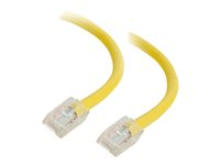 C2G Cat5e Non-Booted Unshielded (UTP) Network Patch Cable - Patch-kabel - RJ-45 (hane) till RJ-45 (hane) - 1.5 m - UTP - CAT 5e - tvinnad, enhetsstart - gul 83102