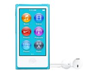 Apple iPod nano - 7:e generation - digital spelare - 16 GB - blå MD477QS/A