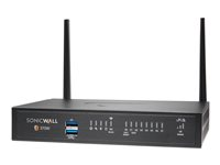 SonicWall TZ370W - Advanced Edition - säkerhetsfunktion - 1GbE - Wi-Fi 5 - 2.4 GHz, 5 GHz - SonicWall säkerhetsuppgradering, plusprogram (3 år) - skrivbord 02-SSC-6839