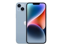 Apple iPhone 14 Plus - 5G smartphone - dual-SIM / Internminne 256 GB - OLED-skärm - 6.7" - 2778 x 1284 pixlar - 2 bakre kameror 12 MP, 12 MP - front camera 12 MP - blå MQ583QN/A