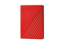 WD My Passport WDBR9S0060BRD - Hårddisk - krypterat - 6 TB - extern (portabel) - USB 3.2 Gen 1 - 256 bitars AES - röd WDBR9S0060BRD-WESN