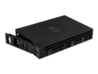 StarTech.com 2.5in SATA/SAS SSD/HDD to 3.5in SATA Hard Drive Converter - Storage bay adapter - 3.5" to 2.5" - black - 25SATSAS35 - Adapter för lagringsfack - 3,5 till 2,5 tum - svart - för P/N: S352BU33HR, SATDOCK5U3ER, SATDUP11IMG, SATERASER4, SATSASDUPE11, SU2DUPERA11 25SATSAS35