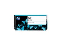 HP 747 - 300 ml - grå - original - DesignJet - bläckpatron - för DesignJet Z9+ PostScript, Z9+dr, Z9+dr PostScript P2V86A
