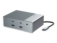 HyperDrive GEN2 - Dockningsstation - USB-C - 2 x HDMI, 2 x DP - 1GbE - Europa HDG215-EU