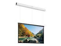 Da-Lite Tensioned DescenderPro - Projektorduk - takmontering - motoriserad - 230 V - 103.94" (264 cm) - 16:9 - Matte White (Tensioned) - RAL 9016 10145745