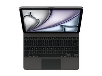 Apple Magic Keyboard - Tangentbord och foliefodral - med pekdyna - Apple Smart connector - QWERTY - norsk - svart - för 13-inch iPad Air (M2, M3) MGYY4H/A