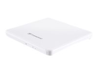 Transcend 8X DVDS-W - Diskenhet - DVD±RW (±R DL) / DVD-RAM - 8x/8x/5x - USB 2.0 - extern - vit TS8XDVDS-W