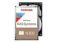 Toshiba N300 NAS - Hårddisk - 16 TB - inbyggd - 3.5" - SATA 6Gb/s - 7200 rpm - buffert: 1 GB MN11ACA16TS
