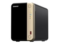 QNAP TS-264 - NAS-server - 2 fack - 12 TB - SATA 6Gb/s - HDD 6 TB x 2 - RAID 0, 1, JBOD - RAM 8 GB - 2.5 Gigabit Ethernet - iSCSI support TS-264-8G+2XST6000VN001
