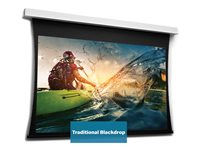 Da-Lite Tensioned DescenderPro - Projektionsskärmyta med motor och vals - försänkt montering, takmontering - 135" (343 cm) - 16:9 - HD Progressive 1.1 10106644