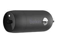 Belkin BoostCharge - Strömadapter för bil - 30 Watt - 3 A - Fast Charge, Strömmatning 3.1 (USB-C) - svart CCA004BTBK