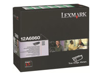 Lexmark - Svart - original - tonerkassett LRP - för Lexmark T620, T622, X620 12A6860