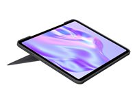 Logitech Combo Touch - Tangentbord och foliefodral - med pekdyna - bakgrundsbelyst - Apple Smart connector - QWERTY - nordiskt (danska/finska/norska/svenska) - grafit - för Apple 13-inch iPad Pro (M4) 920-012763