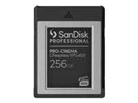 SanDisk Professional - Flash-minneskort - 256 GB - CFexpress, typ B - svart SDPCVN4-256G-GNANN