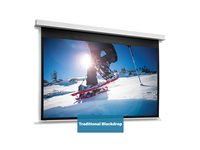 Da-Lite DescenderPro - Projektorduk - takmontering - motoriserad - 230 V - 162.6" (413 cm) - 4:3 - Matte White - matt vit, RAL 9016 10144745