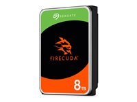 Seagate FireCuda ST8000DXA01 - Hårddisk - 8 TB - inbyggd - 3.5" - SATA 6Gb/s - 7200 rpm - buffert: 256 MB - med 3 års Seagate Rescue Data Recovery ST8000DXA01