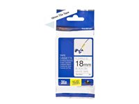 Brother TZe-FX241 - Lim - svart på vitt - Rulle (1,8 cm x 8 m) 1 kassett(er) flexibel ID-tejp - för P-Touch PT-1230, 18, 1830, 1950, 2100, 2430, 2460, 2470, 2700, 3600, 7500, 7600, 9800 TZEFX241