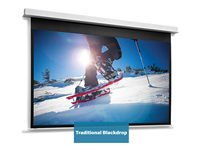 Da-Lite DescenderPro - Projektorduk - takmontering - motoriserad - 230 V - 122.05" (310 cm) - 16:9 - Matte White - RAL 9016 10146767