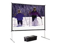 Da-Lite Fast-Fold Deluxe Screen Series Portable Folding Frame Screen - 115" Screen - Projektorduk - 16:9 - Da-Mat 88605