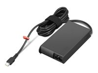 Lenovo - Strömadapter - GaN, tunn - AC 115-230 V - 140 watt - Europa - svart - för ThinkPad T16 Gen 4 21QN 4X21U28818