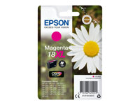 Epson 18XL - 6.6 ml - XL - magenta - original - bläckpatron - för Expression Home XP-212, 215, 225, 312, 315, 322, 325, 412, 415, 422, 425 C13T18134012