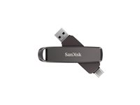 SanDisk Extreme PRO Dual Drive - USB flash-enhet - 256 GB - USB 3.2 Gen 2 / USB-C SDDDE1-256G-G46
