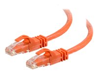 C2G Cat6 Booted Unshielded (UTP) Network Patch Cable - Patch-kabel - RJ-45 (hane) till RJ-45 (hane) - 7 m - UTP - CAT 6 - formpressad, hakfri, tvinnad - orange 83579