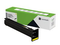 Lexmark - Gul - original - box - tonerkassett LCCP, LRP - för Lexmark CS963e, CX961se, CX962se, CX963se 77L2HY0
