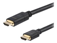 StarTech.com 80 ft Active High Speed HDMI Cable - Ultra HD 4k x 2k HDMI Cable - HDMI to HDMI M/M - 80ft 1080p HDMI Cable - Gold-Plated (HDMIMM80AC) - HDMI-kabel - HDMI hane till HDMI hane - 24.4 m - skärmad - svart - för P/N: HDMIPLATE HDMIMM80AC