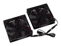 Middle Atlantic - Fläktsats för rack - 101 mm, 138 CFM, for the European Union - 114.3 mm FAN-138-K-EU