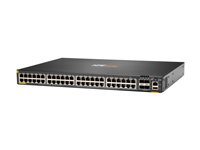 HPE Aruba 6200F 48G Class4 PoE 4SFP+ 370W Switch - Switch - L3 - Administrerad - 48 x 10/100/1000 (PoE+) + 4 x 1 Gigabit / 10 Gigabit SFP+ - rackmonterbar - PoE+ (370 W) - Växelström 100 - 120/200 - 240 V JL727A