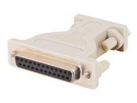 C2G - Seriell adapter - DB-9 (hona) till DB-25 (hona) - formpressad 81442