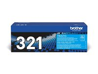 Brother TN321C - Cyan - original - tonerkassett - för Brother DCP-L8400CDN, DCP-L8450CDW, HL-L8350CDW, HL-L8350CDWT, MFC-L8650CDW, MFC-L8850CDW TN321C