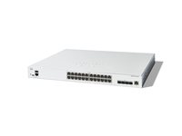 Cisco Catalyst 1300-24XT - Switch - L3 - smart - 24 x 10 Gigabit Ethernet + 4 x combo 10 Gigabit SFP+/RJ-45 - rackmonterbar C1300-24XT