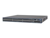 HPE 5500-48G-PoE+ SI Switch with 2 Interface Slots - Switch - L4 - Administrerad - 48 x 10/100/1000 (PoE) + 4 x kombinations-SFP - rackmonterbar - PoE JG239A#ABB