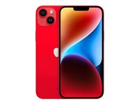Apple iPhone 14 Plus - (PRODUCT) RED - 5G smartphone - dual-SIM / Internminne 512 GB - OLED-skärm - 6.7" - 2778 x 1284 pixlar - 2 bakre kameror 12 MP, 12 MP - front camera 12 MP - röd MQ5F3QN/A