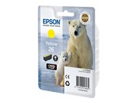 Epson 26 - 4.5 ml - gul - original - bläckpatron - för Expression Premium XP-510, 520, 600, 605, 610, 615, 620, 625, 700, 710, 720, 800, 810, 820 C13T26144010
