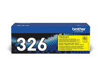 Brother TN326Y - Gul - original - tonerkassett - för Brother DCP-L8400CDN, DCP-L8450CDW, HL-L8350CDW, HL-L8350CDWT, MFC-L8650CDW, MFC-L8850CDW TN326Y