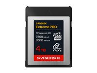 SanDisk Extreme PRO - Flash-minneskort - 4 TB - CFexpress 4.0 Typ B SDCFEB-4T00-GN4NN