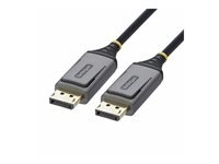 StarTech - DisplayPort-kabel - DisplayPort (hane) spärrad till DisplayPort (hane) spärrad - DisplayPort 1.4 - 10 m - Active Optical Cable (AOC), hybrid, plenumklassad, 8K60Hz stöd, upp till 32,4 Gbps datahastighet, Enkelriktad - svart 8K-AOC-10M-DP-CABLE
