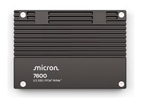 Micron 7600 MAX - SSD - Mixed Use - krypterat - 6.4 TB - inbyggd - 2.5" - U.2 PCIe 5.0 x4 (NVMe) - FIPS 140-3 Level 2 - TCG Opal Encryption MTFDLAL6T4THS-1BP1DFCYYT