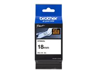 Brother STe-141 - Svart - Rulle (1,8 cm x 3 m) 1 kassett(er) stämpelband - för P-Touch PT-18, 2030, 2470, 2730, 3600, PT-GL-200, PT-H300, P700; P-Touch EDGE PT-P750 STE141