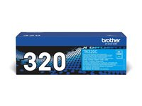 Brother TN320C - Cyan - original - tonerkassett - för Brother DCP-9055CDN, DCP-9270CDN, HL-4140CN, MFC-9460CDN, MFC-9465CDN, MFC-9970CDW TN320C