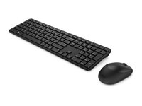 Dell Pro 5 KM526 - Sats med tangentbord och mus - full size - trådlös - 2.4 GHz - QWERTY - hela norden - svart KM526-BLK-PNN