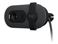 Logitech BRIO 105 - Webbkamera - färg - 2 MP - 1920 x 1080 - 1080p, 720p - ljud - USB 960-001592