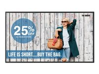 Sharp PN-HS551 - 55" Diagonal klass PN-HS Series LED-bakgrundsbelyst LCD-skärm - digital skyltning - 4K UHD (2160p) 3840 x 2160 - Direct LED - svart 60005553