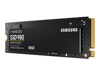 Samsung 980 MZ-V8V500BW - SSD - krypterat - 500 GB - inbyggd - M.2 2280 - PCIe 3.0 x4 (NVMe) - 256 bitars AES - TCG Opal Encryption MZ-V8V500BW