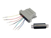 StarTech.com DB25 till RJ45 moduladapter - M/F - Seriell adapter - DB-25 (hane) till RJ-45 (hona) GC258MF